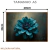 Imagem do Quadro Decorativo - Flor Azul em Fundo Abstrato