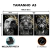 Kit 3 Quadros Decorativos - Foco Disciplina e Execução (Gold Marble) na internet
