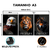 Kit 3 Quadros Decorativos - Disciplina Foco e Execução (Olho Azul) na internet