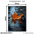 Quadro Decorativo - Folha de Outono Flutuando Sobre o Lago - comprar online