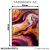 Quadro Decorativo - Arte Abstrata em Tons de Roxo e Dourado - comprar online