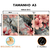 Imagem do Kit 3 Quadros Decorativos - Pétalas de Mármore