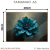 Quadro Decorativo - Flor Azul em Fundo Abstrato