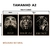 Kit 3 Quadros Decorativos - Foco Execução e Disciplina (Olho Verde) - Damuvia - Quadros Decorativos com Moldura Filete