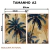 Kit 2 Quadros Decorativos - Pintura Paraíso das Palmeiras