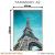 Quadro Decorativo - Torre Eiffel ao Entardecer - Damuvia - Quadros Decorativos com Moldura Filete
