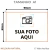 Imagem do Quadro Decorativo Personalizado - Moldura Filete (Horizontal)