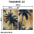 Kit 2 Quadros Decorativos - Pintura Paraíso das Palmeiras