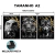 Kit 3 Quadros Decorativos - Foco Disciplina e Execução (Gold Marble) - Damuvia - Quadros Decorativos com Moldura Filete