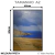 Quadro Decorativo - Harmonia da Praia e Montanhas Sob o Céu Tempestuoso