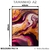 Quadro Decorativo - Arte Abstrata em Tons de Roxo e Dourado - Damuvia - Quadros Decorativos com Moldura Filete