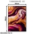 Quadro Decorativo - Arte Abstrata em Tons de Roxo e Dourado - loja online