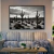 Quadro Decorativo - Deserto de Cactos em P&B - Damuvia - Quadros Decorativos com Moldura Filete
