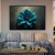 Quadro Decorativo - Flor Azul em Fundo Abstrato na internet