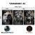 Kit 3 Quadros Decorativos - Foco Disciplina e Execução (Gold Marble)