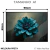 Quadro Decorativo - Flor Azul em Fundo Abstrato - loja online