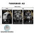 Kit 3 Quadros Decorativos - Foco Disciplina e Execução (Gold Marble) - comprar online