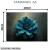 Imagem do Quadro Decorativo - Flor Azul em Fundo Abstrato