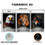 Kit 3 Quadros Decorativos - Execução Foco e Disciplina na internet