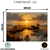 Quadro Decorativo - Cavalos ao Crepúsculo Dourado na internet