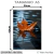 Quadro Decorativo - Folha de Outono Flutuando Sobre o Lago - comprar online