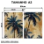 Kit 2 Quadros Decorativos - Pintura Paraíso das Palmeiras