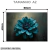 Quadro Decorativo - Flor Azul em Fundo Abstrato - comprar online