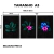 Kit 3 Quadros Decorativos - Sinfonia da Natureza - Damuvia - Quadros Decorativos com Moldura Filete