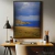 Quadro Decorativo - Harmonia da Praia e Montanhas Sob o Céu Tempestuoso na internet