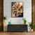Quadro Decorativo - Elegância Natural das Folhagens Douradas - loja online
