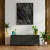 Quadro Decorativo - Elegância Dourada sobre Sombras