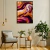 Quadro Decorativo - Arte Abstrata em Tons de Roxo e Dourado - loja online