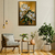 Quadro Decorativo - Pintura Magnólias Douradas - Damuvia - Quadros Decorativos com Moldura Filete