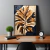 Quadro Decorativo - Elegância Natural das Folhagens Douradas - Damuvia - Quadros Decorativos com Moldura Filete