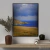 Imagem do Quadro Decorativo - Harmonia da Praia e Montanhas Sob o Céu Tempestuoso