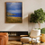Quadro Decorativo - Harmonia da Praia e Montanhas Sob o Céu Tempestuoso - comprar online