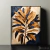 Quadro Decorativo - Elegância Natural das Folhagens Douradas - loja online