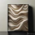Quadro Decorativo - Fluidez Contemplativa - Damuvia - Quadros Decorativos com Moldura Filete