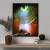 Quadro Decorativo - Luz Celestial no Refúgio da Terra - Damuvia - Quadros Decorativos com Moldura Filete