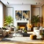 Kit 2 Quadros Decorativos - Pintura Paraíso das Palmeiras - loja online