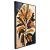 Quadro Decorativo - Elegância Natural das Folhagens Douradas - comprar online