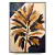 Quadro Decorativo - Elegância Natural das Folhagens Douradas