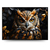 Quadro Decorativo - Coruja de Olhos Laranja