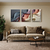 Imagem do Kit 3 Quadros Decorativos - Coleção {Luxurious Dreamlike Abstraction} #16