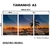 Kit 3 Quadros Decorativos - Por do Sol Praia - comprar online