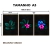 Kit 3 Quadros Decorativos - Sinfonia da Natureza - Damuvia - Quadros Decorativos com Moldura Filete