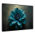 Quadro Decorativo - Flor Azul em Fundo Abstrato - comprar online