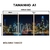 Kit 3 Quadros Decorativos - Panorama de Reflexos Noturnos - comprar online