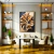 Quadro Decorativo - Elegância Natural das Folhagens Douradas