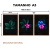 Kit 3 Quadros Decorativos - Sinfonia da Natureza - Damuvia - Quadros Decorativos com Moldura Filete